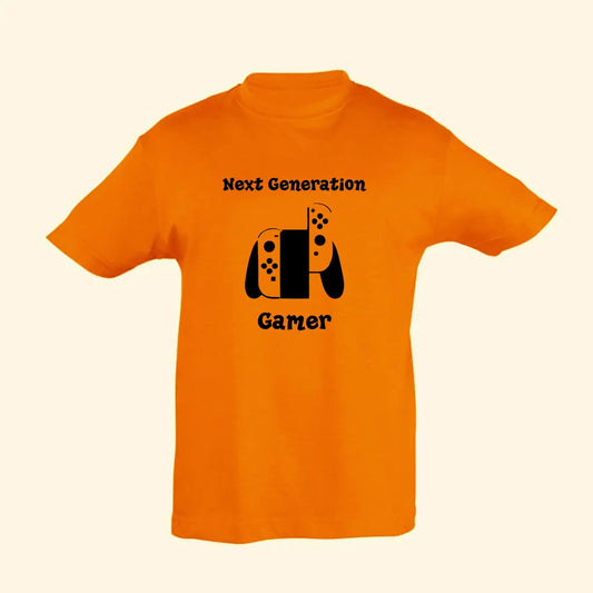 Personalised Kids Gamer T shirt Simply Colors UK