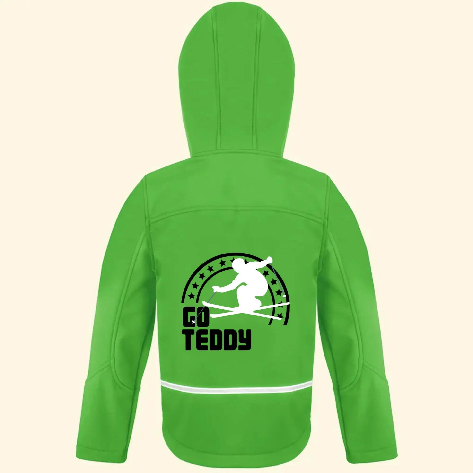 Personalised Kids Ski Softshell Jacket Simply Colors
