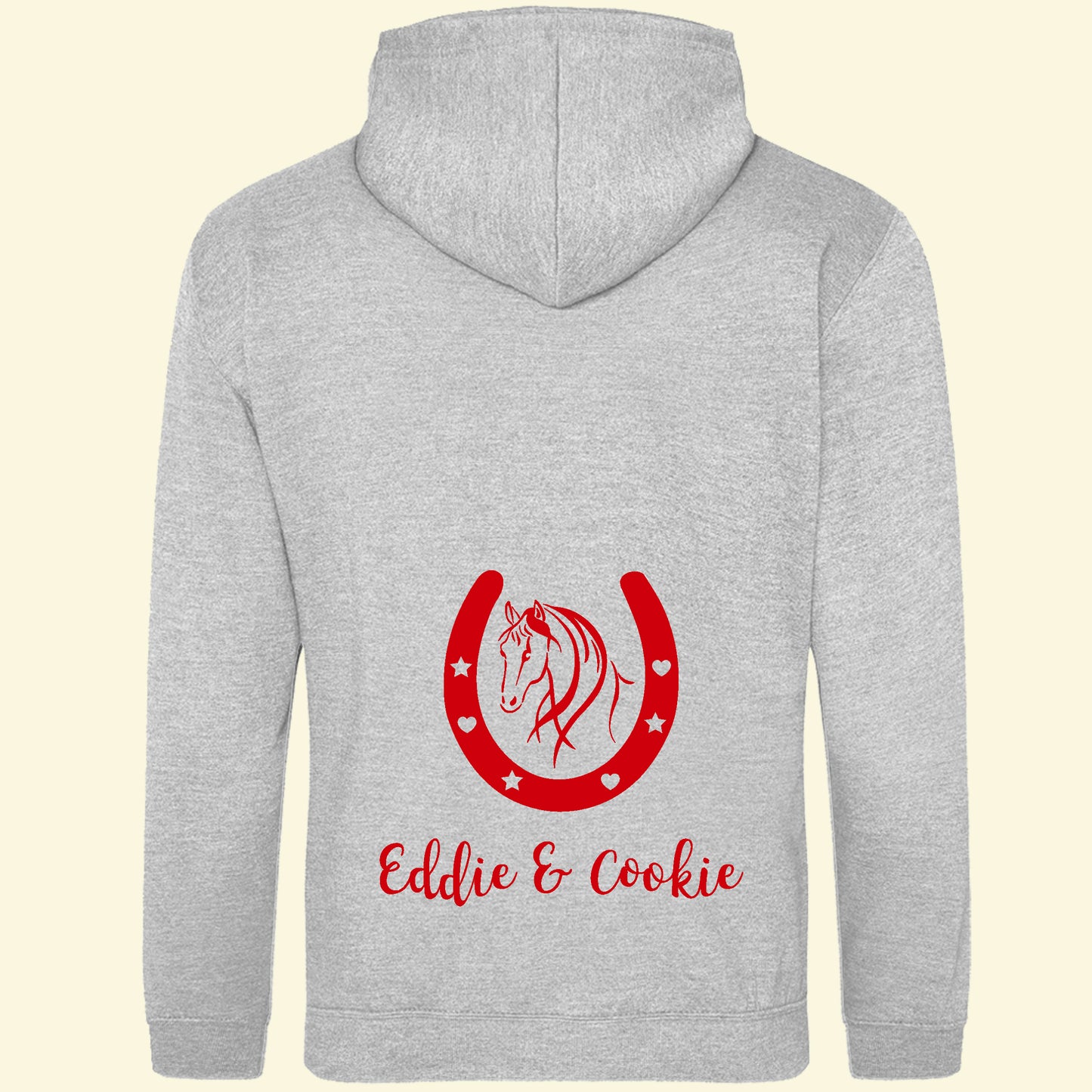 Personalised Adult's Horseshoe Hoodie