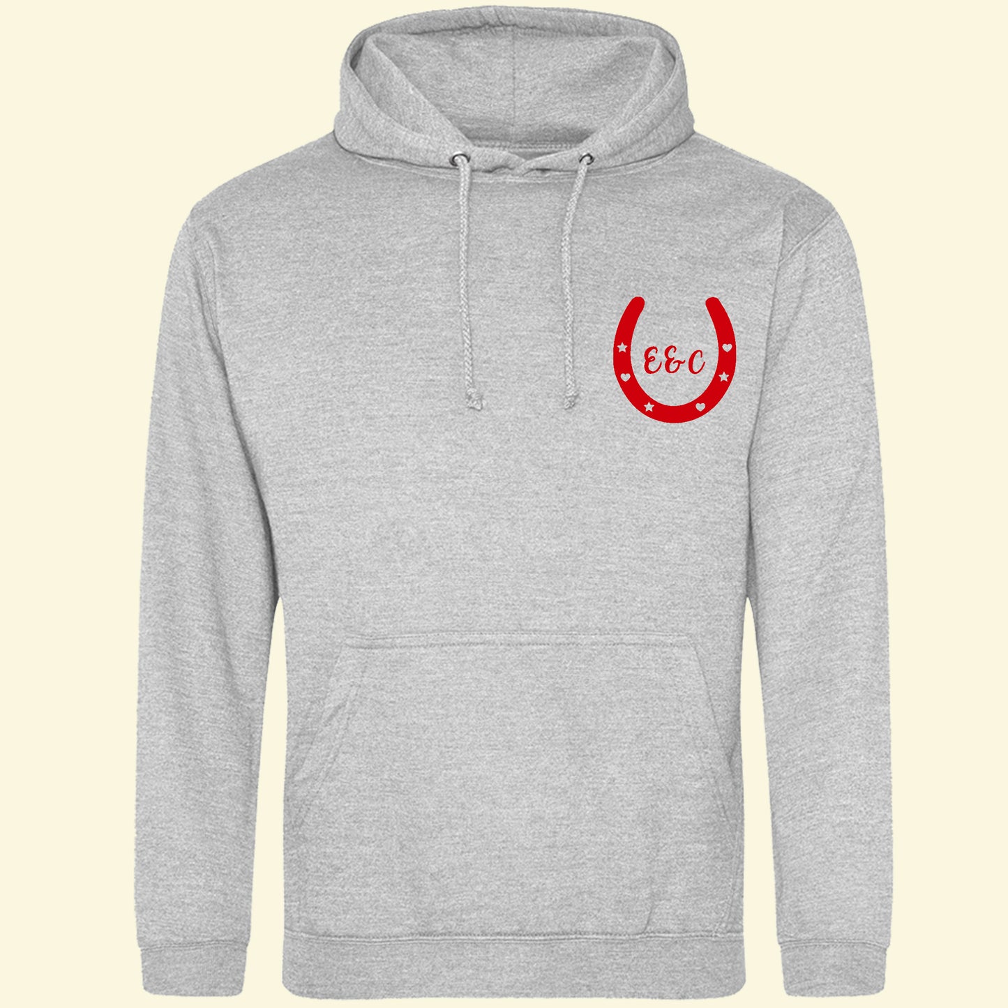 Personalised Adult's Horseshoe Hoodie