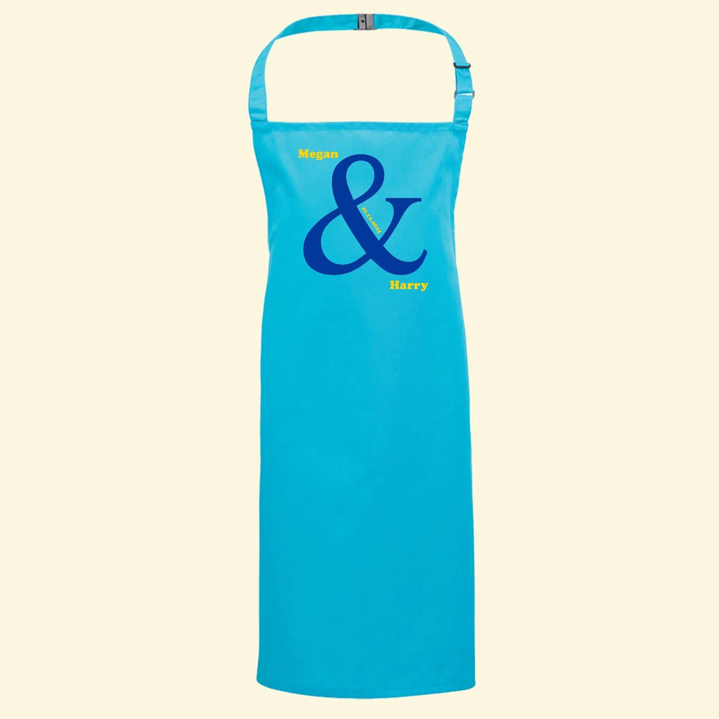 Personalised Adult Ampersand Apron Simply Colors