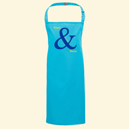 Personalised Adult Ampersand Apron Simply Colors