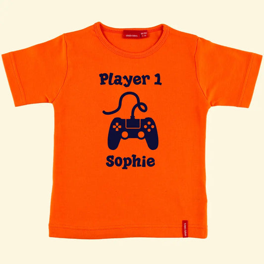Personalised Toddler Gamer Top Simply Colors UK