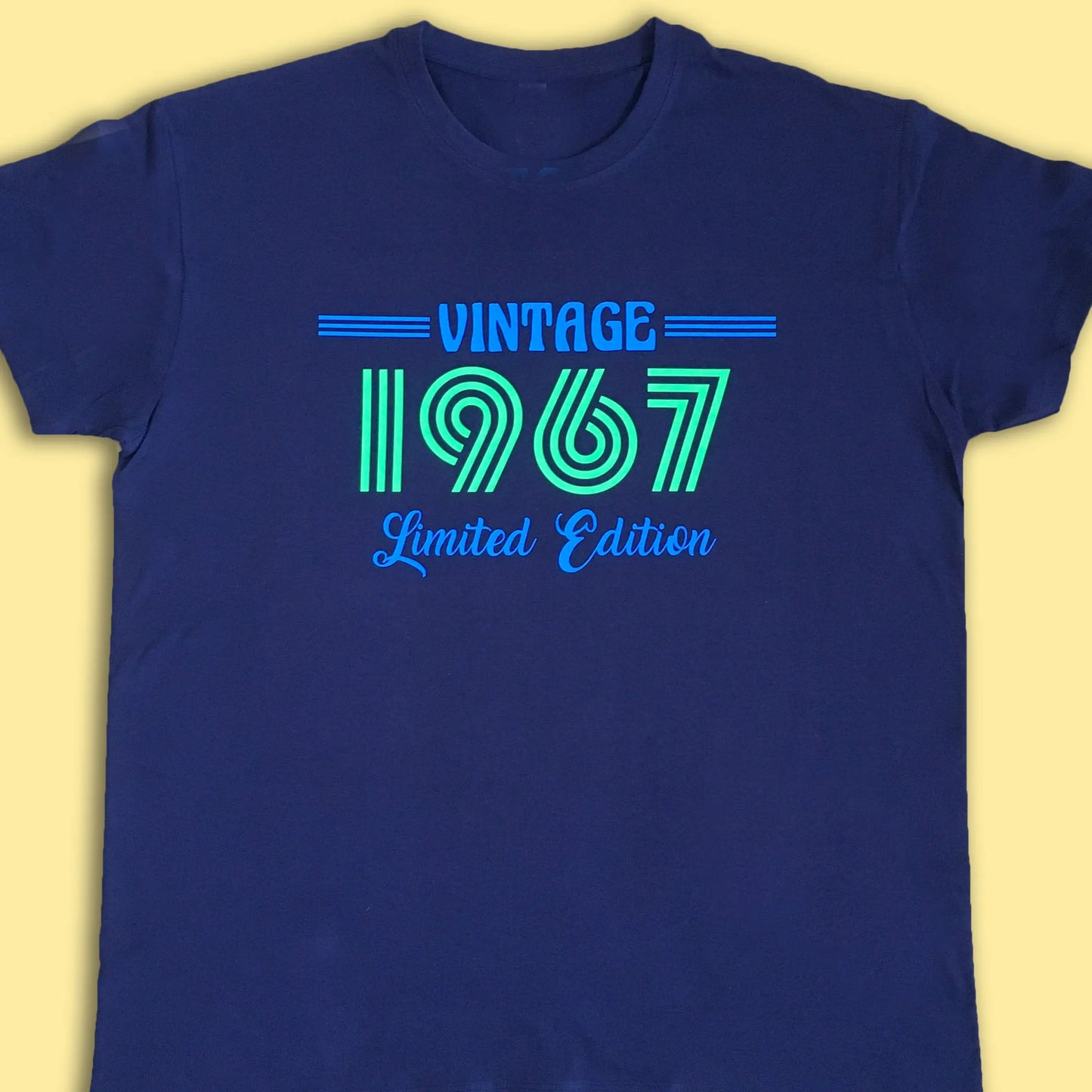 Personalised Vintage Year T Shirt Simply Colors