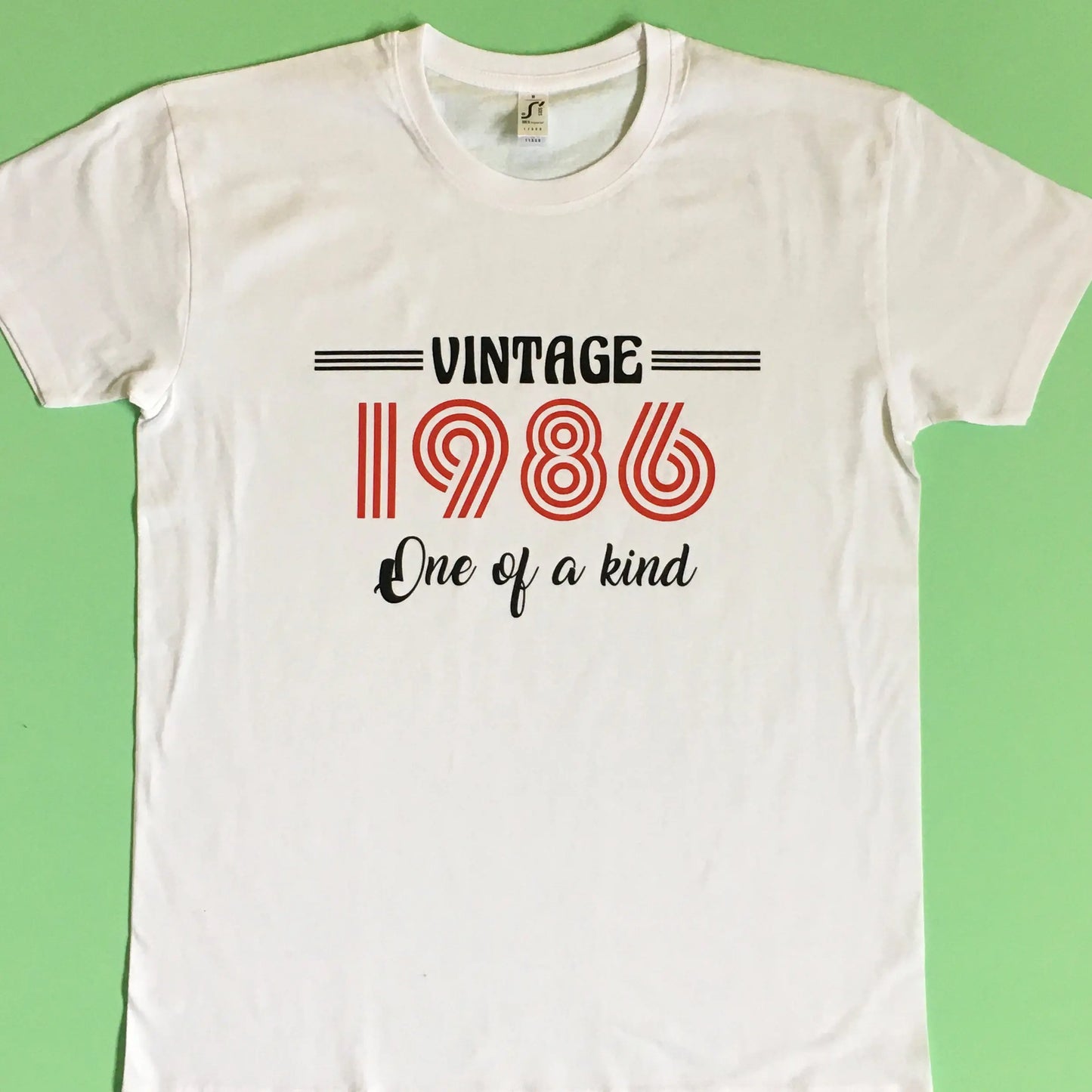Personalised Vintage Year T Shirt Simply Colors