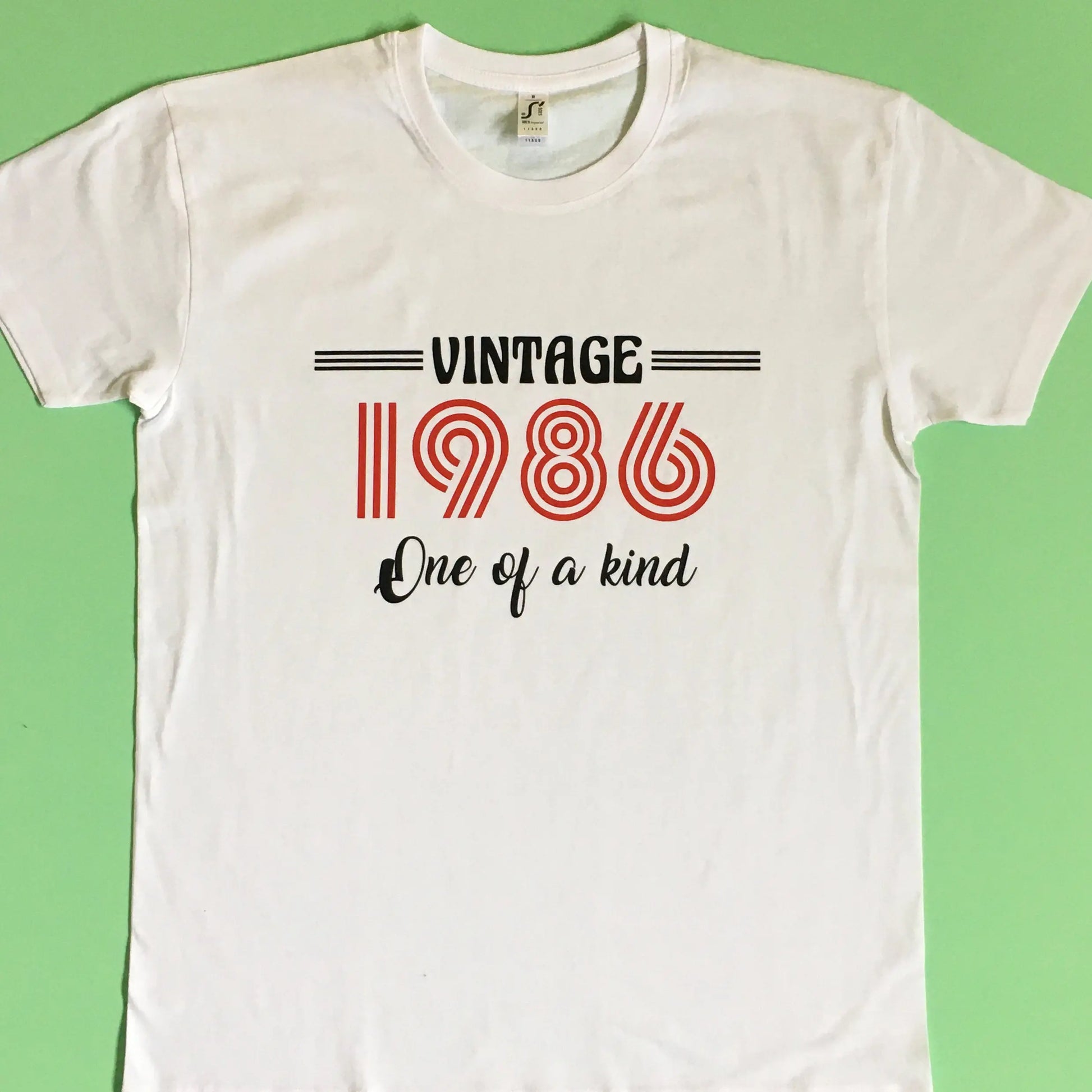 Personalised Vintage Year T Shirt Simply Colors