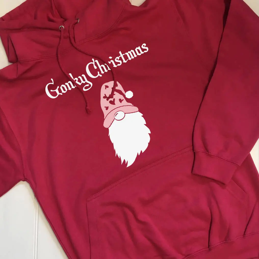 Personalised Adult's Gonk Christmas Hoodie Simply Colors