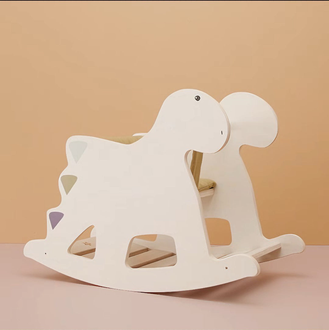 Short video of rocking dino, showing all the features