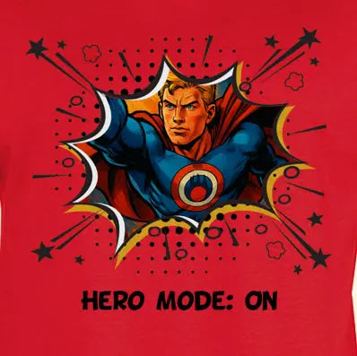 Personalised Super Me T Shirt – Comic Book Hero Style Simply Colors