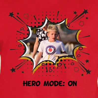 Personalised Super Me T Shirt – Comic Book Hero Style Simply Colors